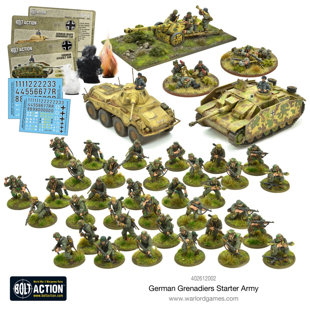  Warlord Games Grenadiers Allemands Starter Army- - Jeux de figurines 