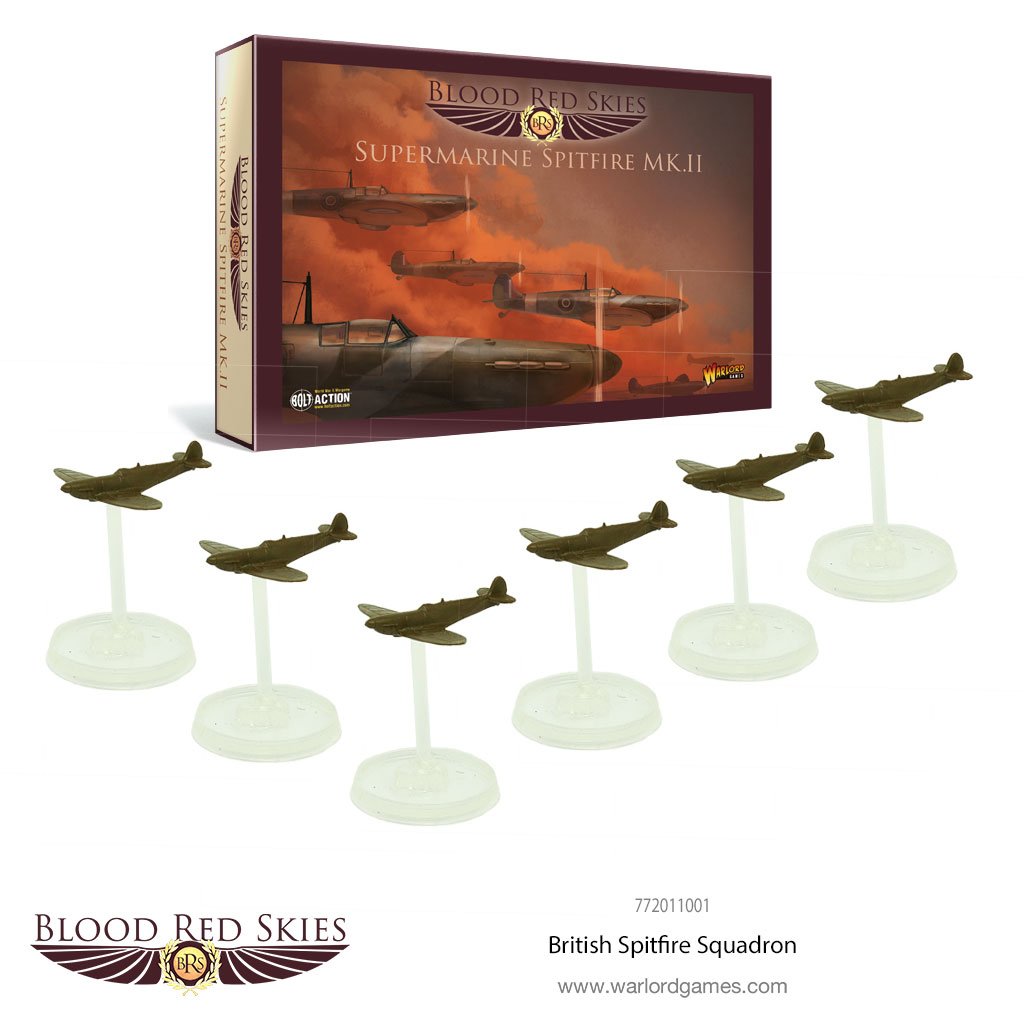 Jeux de figurines Warlord Games Escadron Britannique Spitfire- - Jeux 