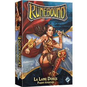  Fantasy Flight Games Runebound : La Lame Dorée (Extension)- - Jeu d