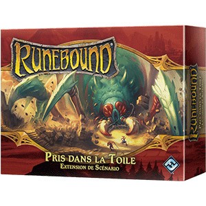  Fantasy Flight Games Runebound : Pris dans la toile (Extension)- - 