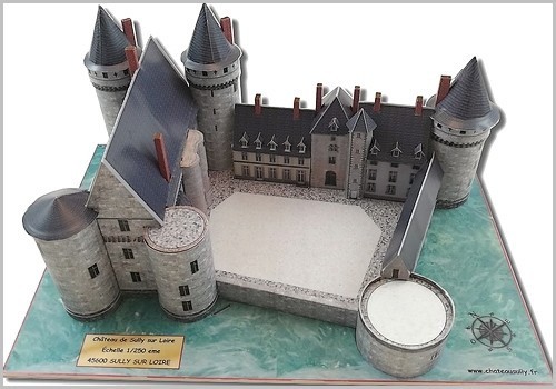  Esprit Maquette Maquette Château de Sully sur Loire (45)- 1/200 - Ma