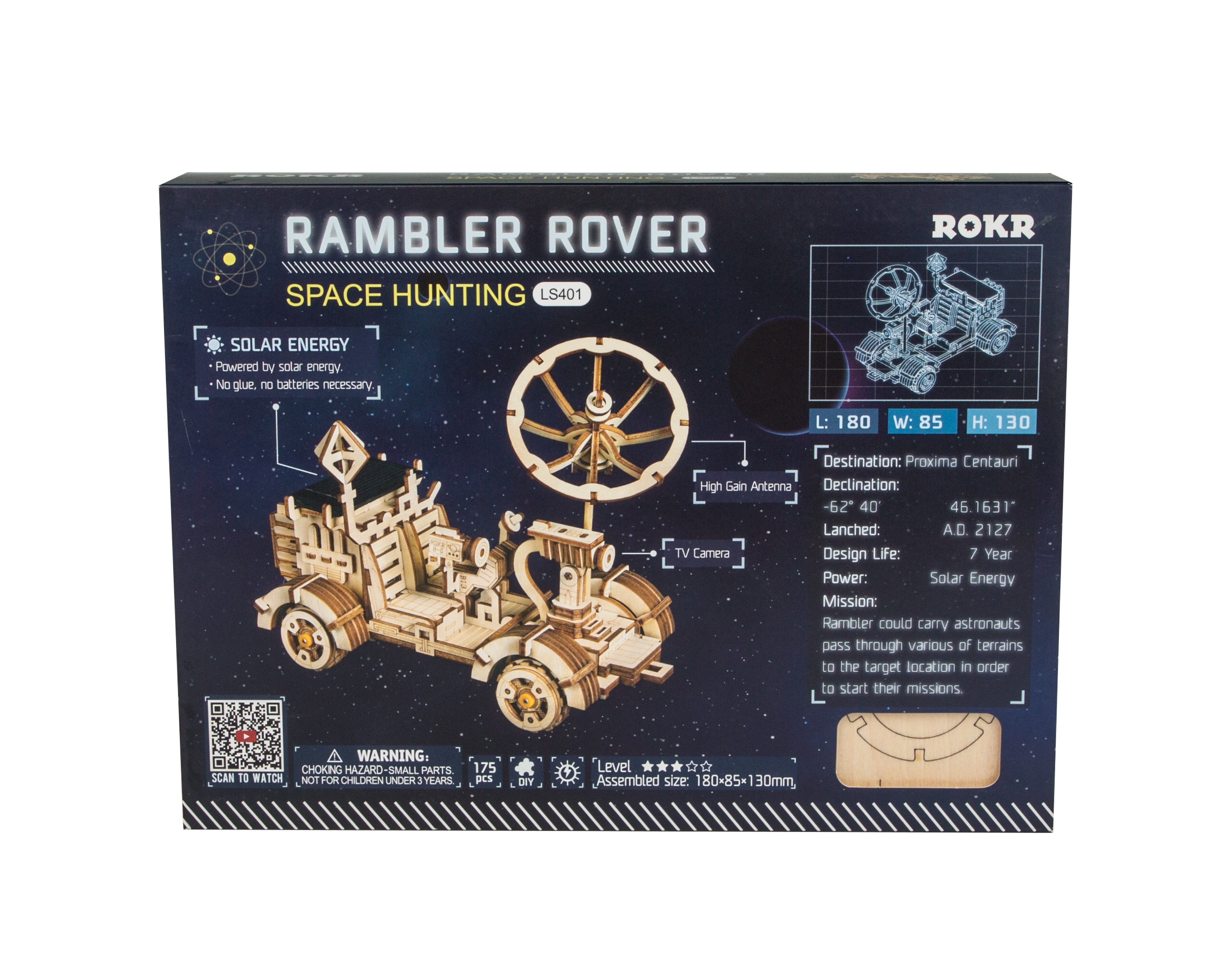 Maquette Robotime Rambler Rover- - Maquettes