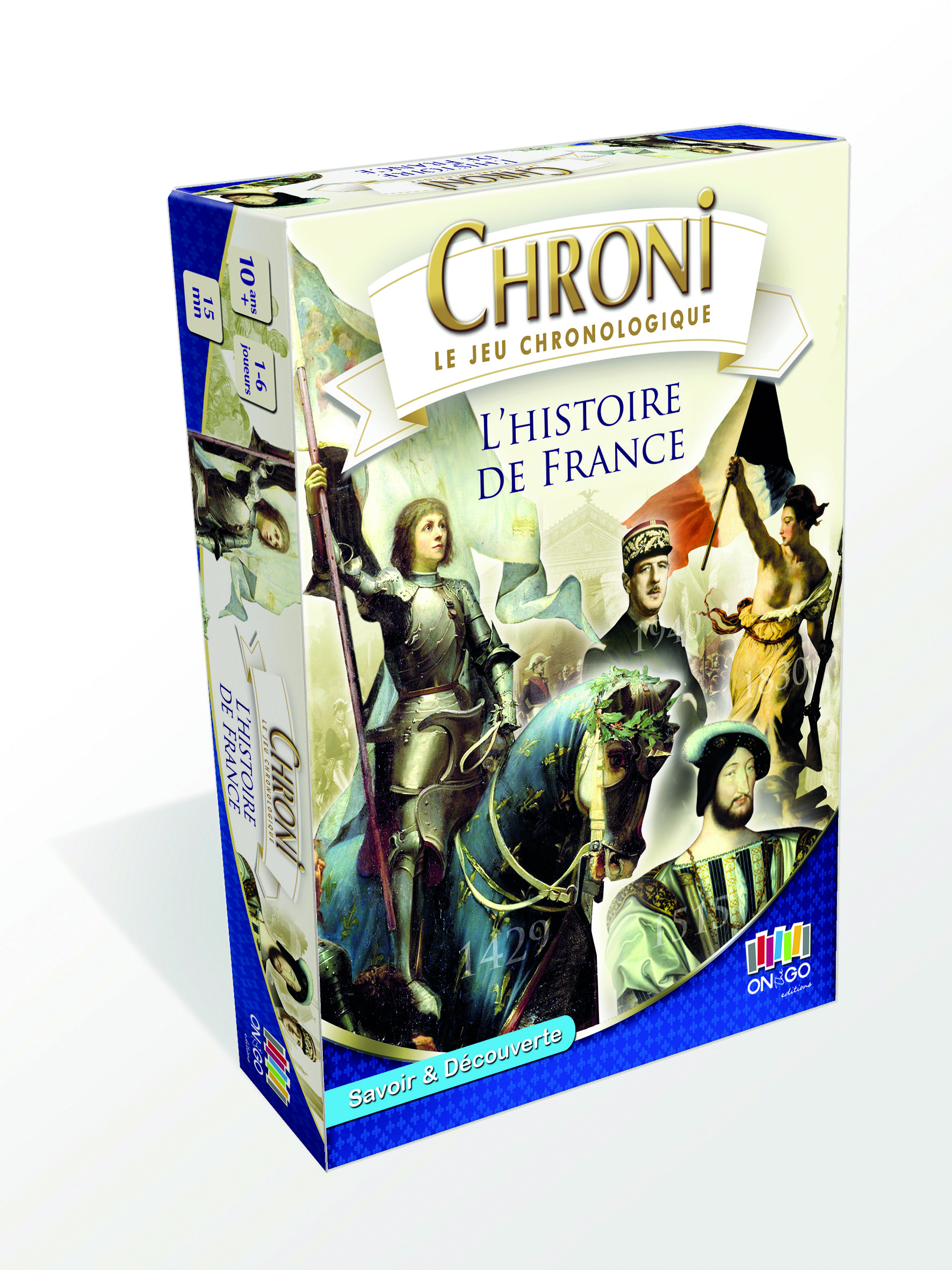 Jeu On the go Editions Chroni Histoire de France- - Jeux de societe