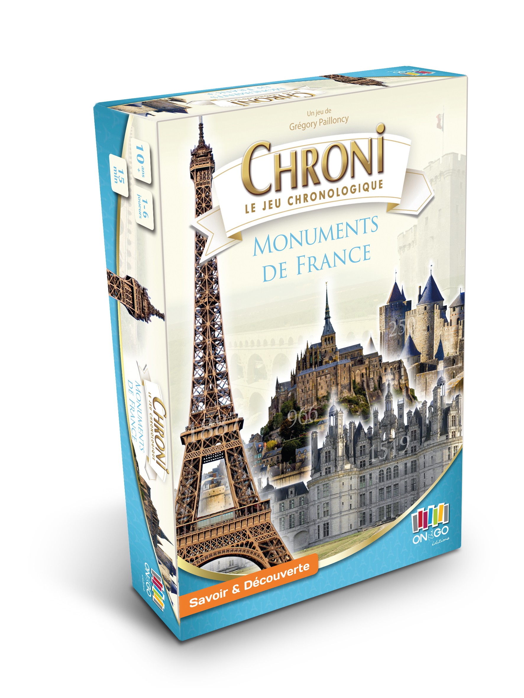 Jeu On the go Editions Chroni Monuments de France- - Jeux de societe