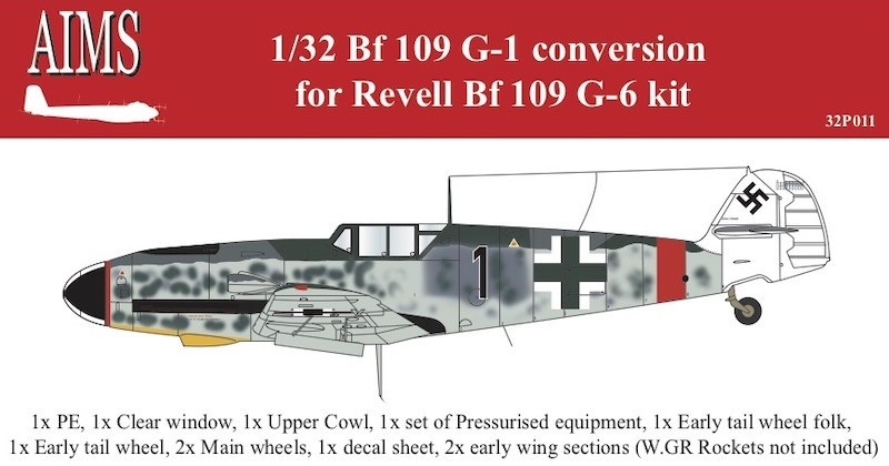  Aims Conversion Messerschmitt Bf-109G-1 (conçu pour être utilisé avec