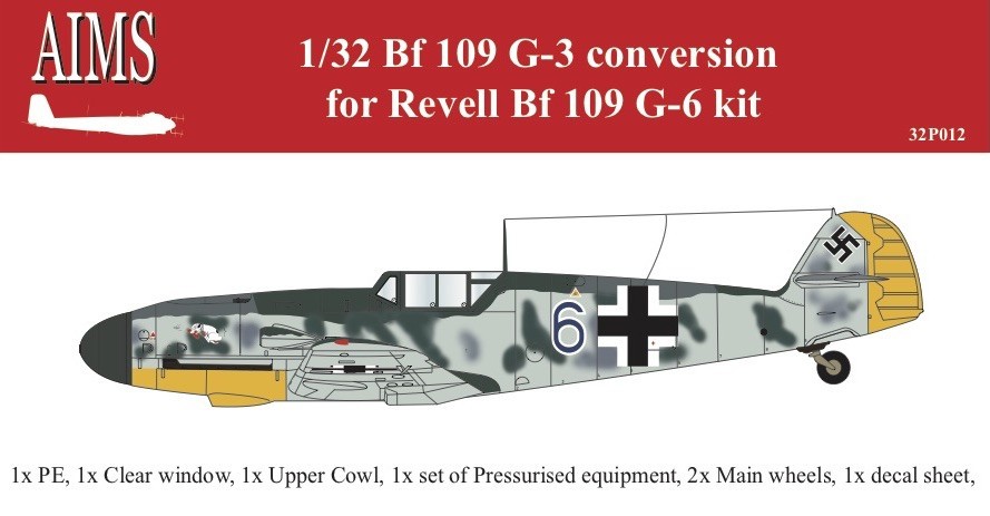  Aims Conversion Messerschmitt Bf-109G-3 (conçue pour être utilisée av