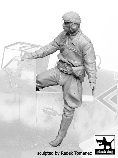 Figurines Black Dog Pilote allemand de Luftwafe N ° 5- 1/32 - Figurine