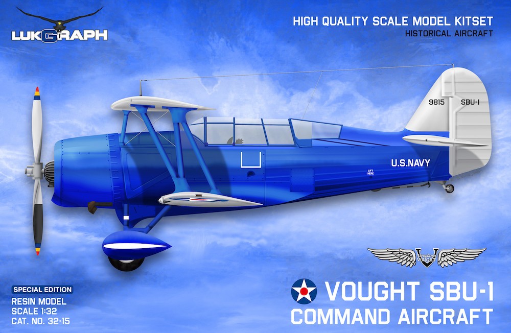 Maquette Lukgraph Vought SBU-1 Command aéronef.- 1/32 - Maquette d'avi