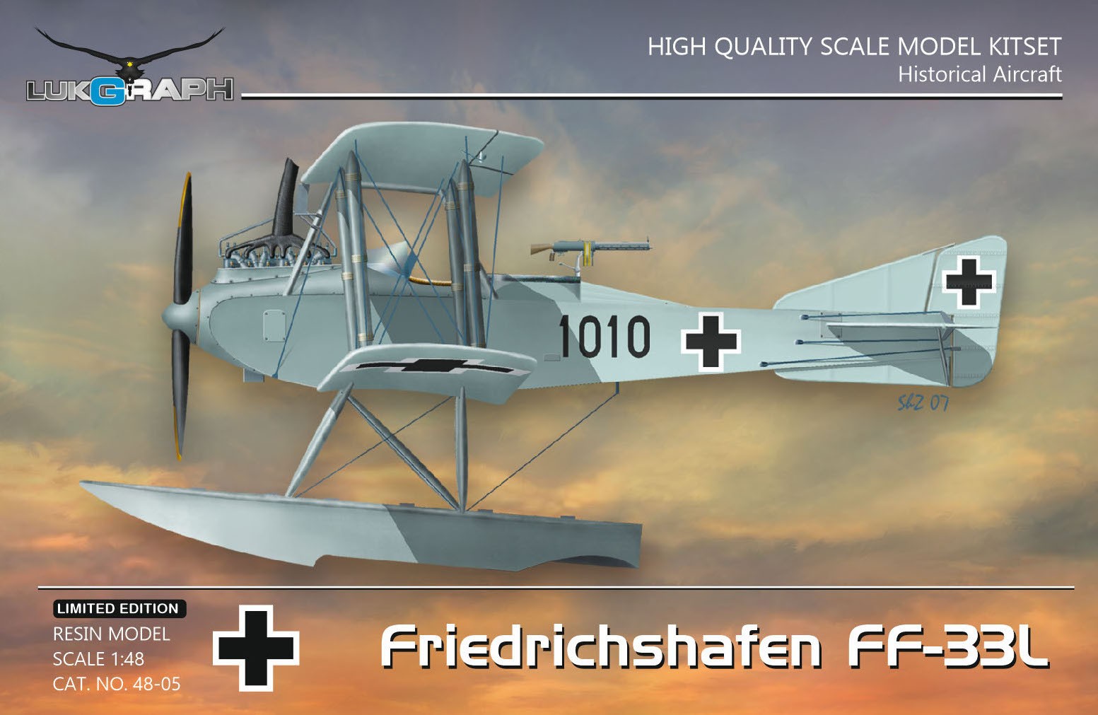 Maquette Lukgraph Friedrichshafen FF-33L en service allemand- 1/48 - 