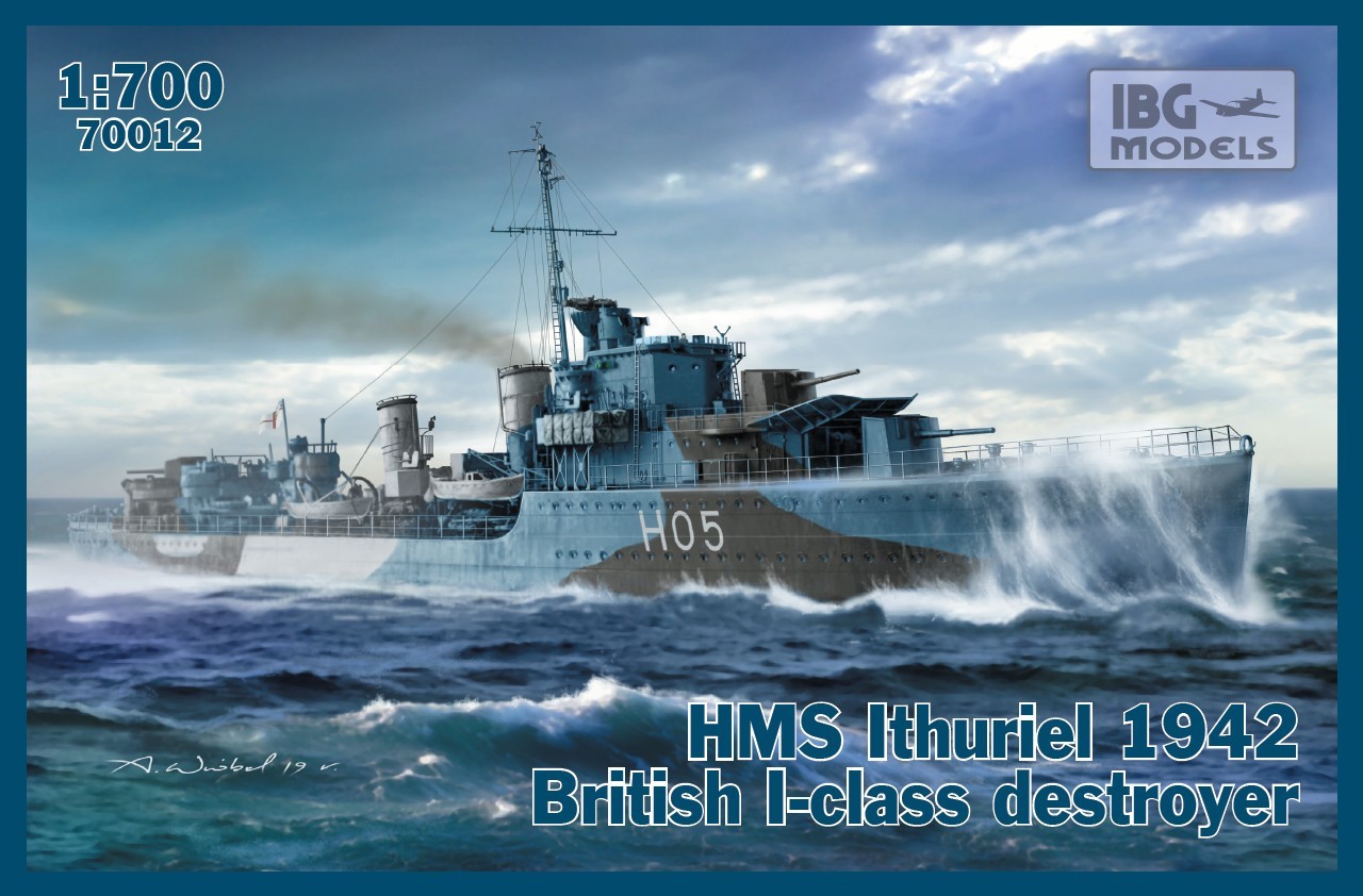 Maquette IBG HMS Ithuriel 1942 I-Class Destroyer- 1/700 - Maquette de