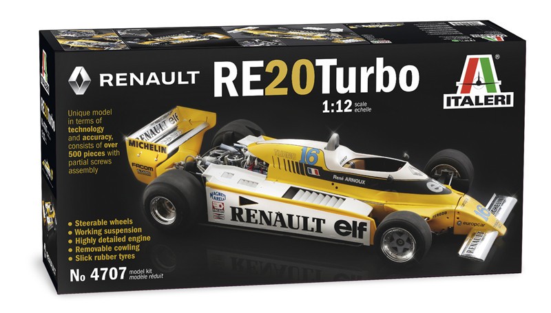 Maquette Italeri Renault RE20 Turbo- 1/12 - Maquette de voiture