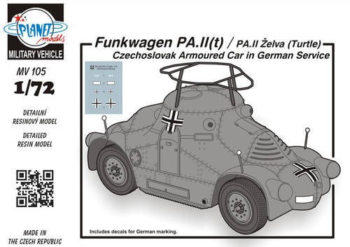  Planet Models Funkwagen PA.II (t) /PA.II Zelva (Tortue)-1/72 - Access