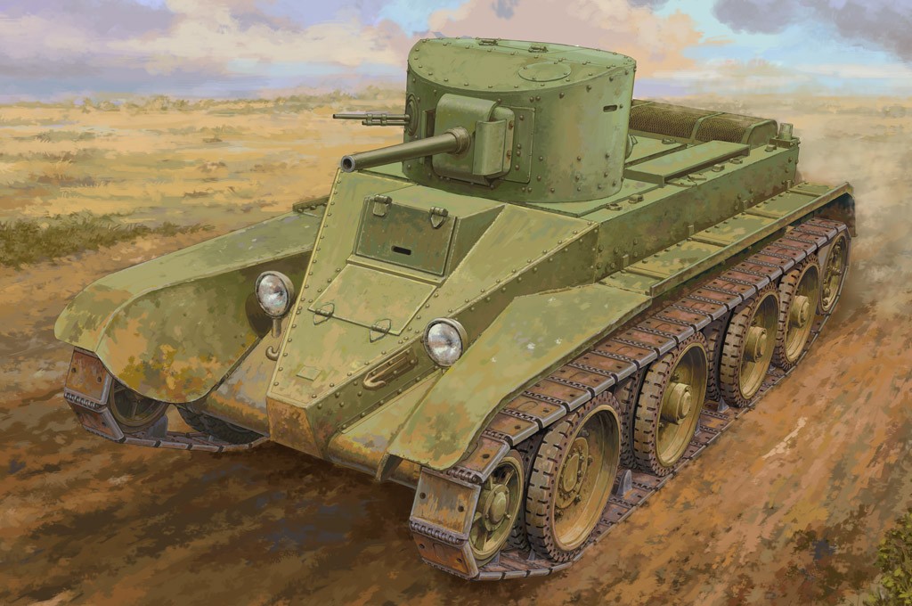 Maquette Hobby Boss Soviet BT-2 (Medium) Tank- 1/35 - Maquette milita
