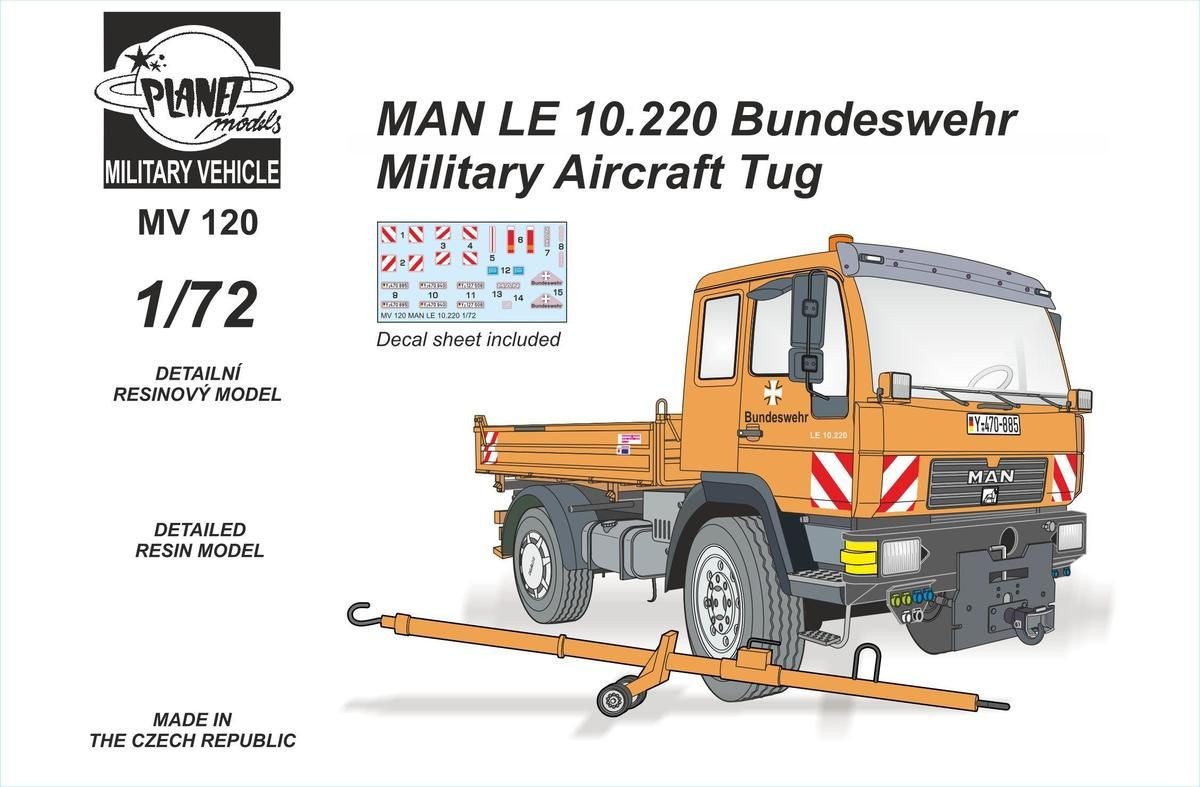  Planet Models MAN LE 10.220 Bundeswehr Military Aircra-1/72 - Accesso
