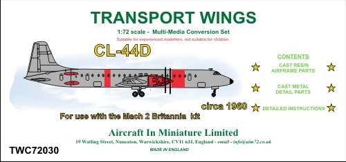  AIM - Transport Wings Ensemble de conversion CL-44D (conçu pour être 