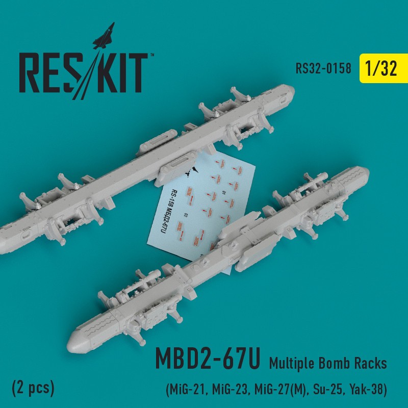  ResKit MBD2-67U 2 supports de bombes multiples (Mikoyan MiG-21, MiG-2