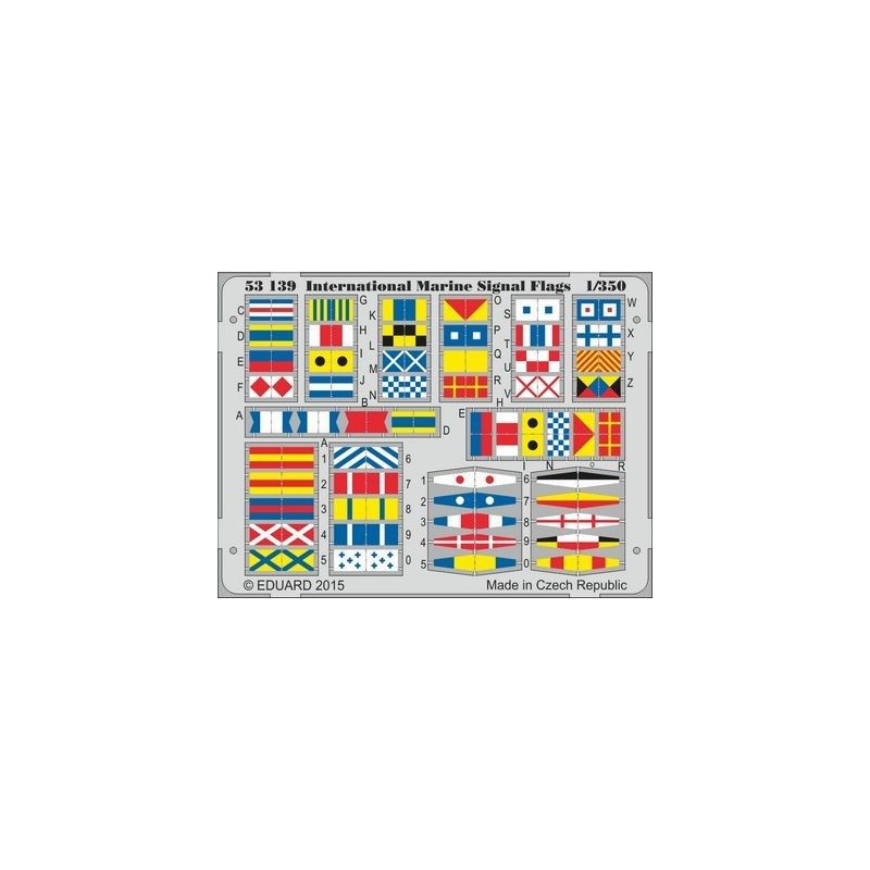 Miniature Eduard INTERNAT.MARINE FLAG 1/350- 1/350 - Miniature d'a
