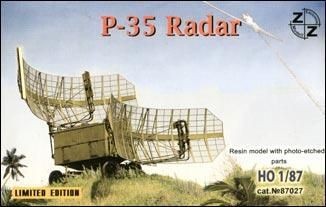 Maquette ZZ Modell Véhicule radar soviétique P-35- 1/87 - Maquette mi