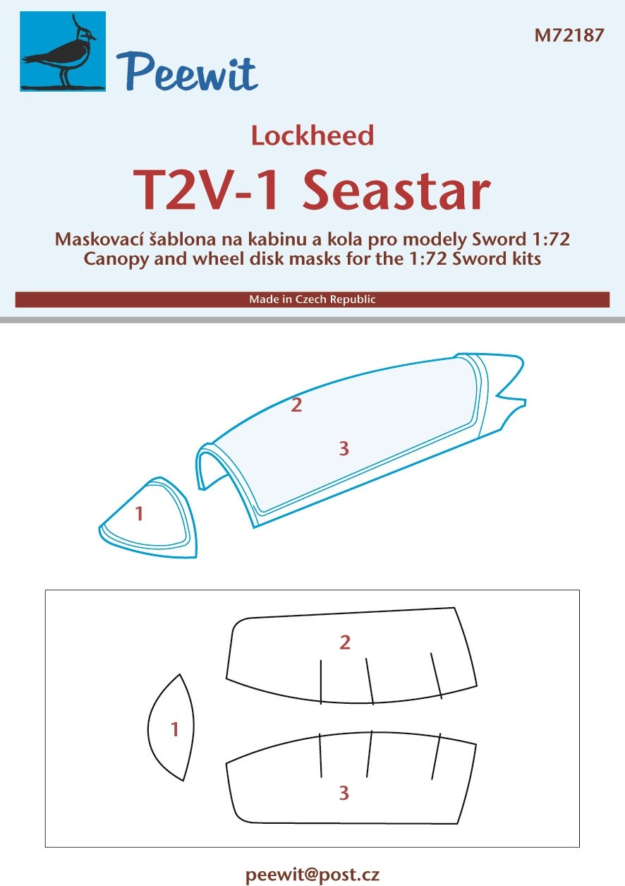  Peewit Lockheed T2V-1 Seastar (conçu pour être utilisé avec les kits 