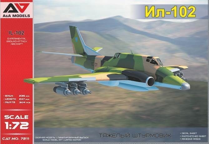 Maquette Modelsvit IL 102 Aéronef d’attaque au sol expérimental (rival