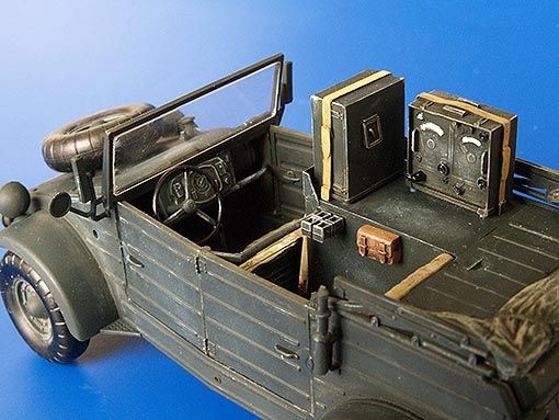  Plus Model Kübelwagen Radio Car Kfz.2 Umbau Set pour Tamiya Bausatz- 
