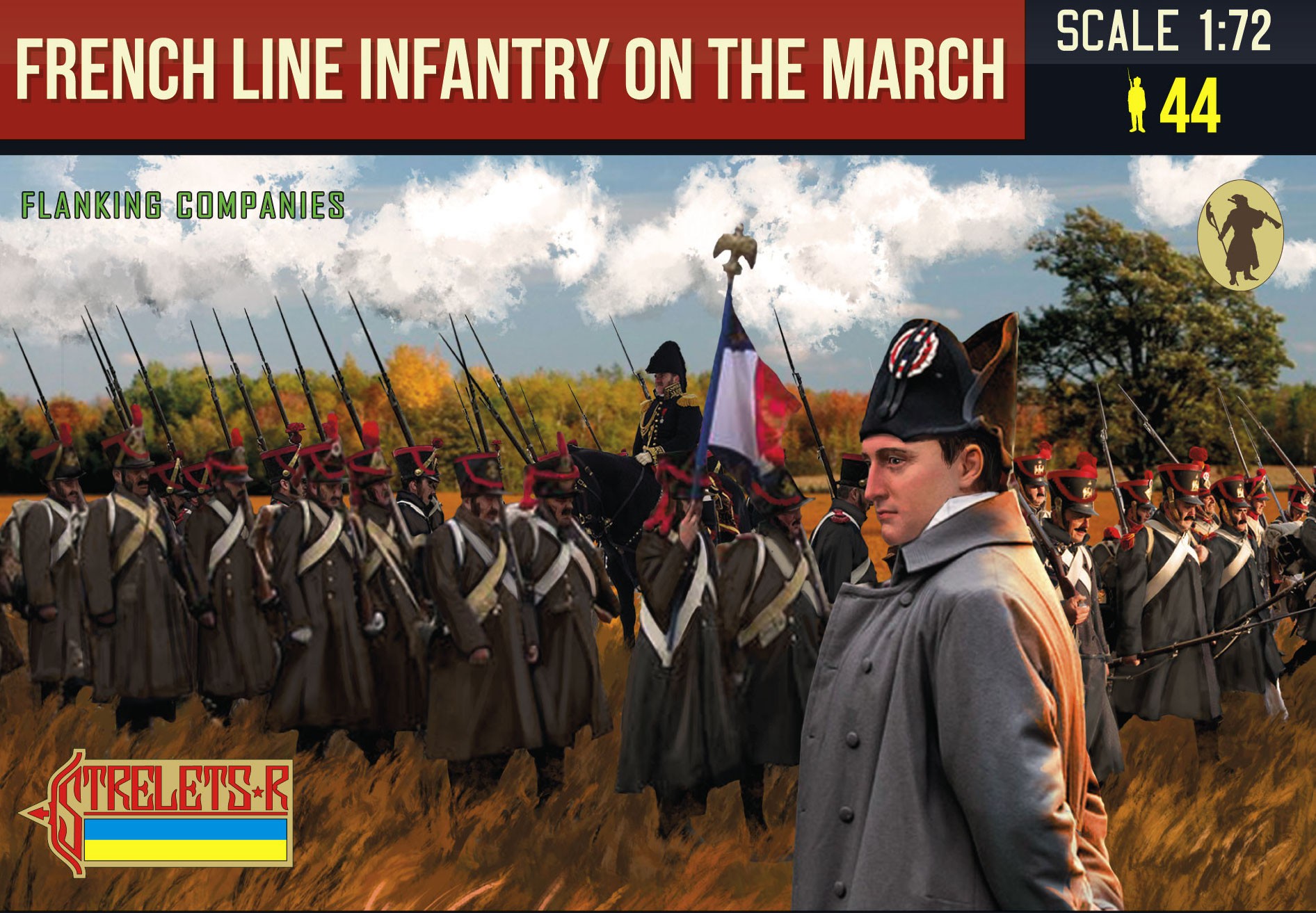 Figurines Strelets Infanterie de ligne française sur le 1er mars (comp