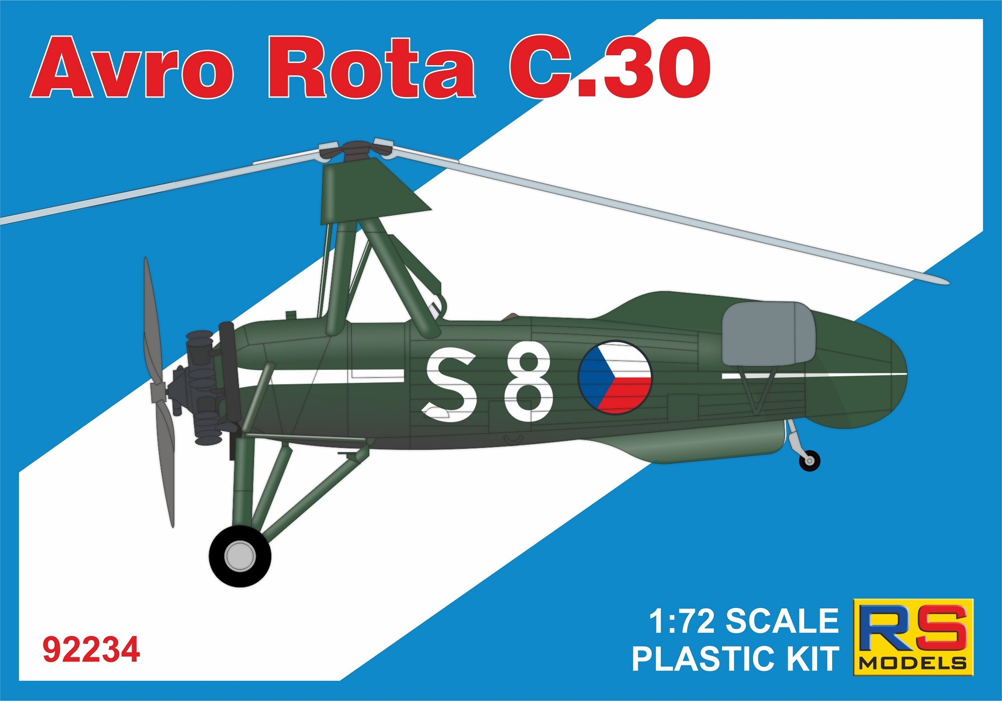 Maquette RS Models Avro Rota C.30 avec décalques pour RASF, Tchécoslov