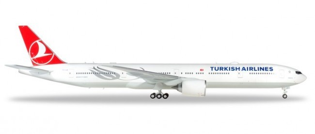 Miniature Herpa Wings Turkish Airlines Boeing 777-300ER TC-LJB 'Ayasof