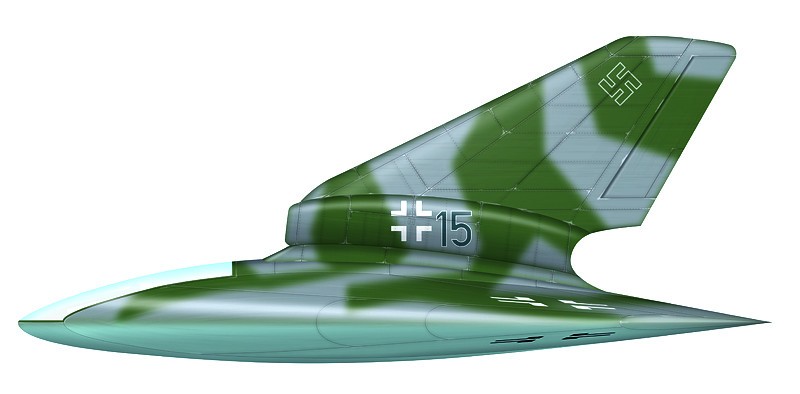 Maquette Unicraft Lippisch P.15-02, jet expérimental allemand-1/72 - M