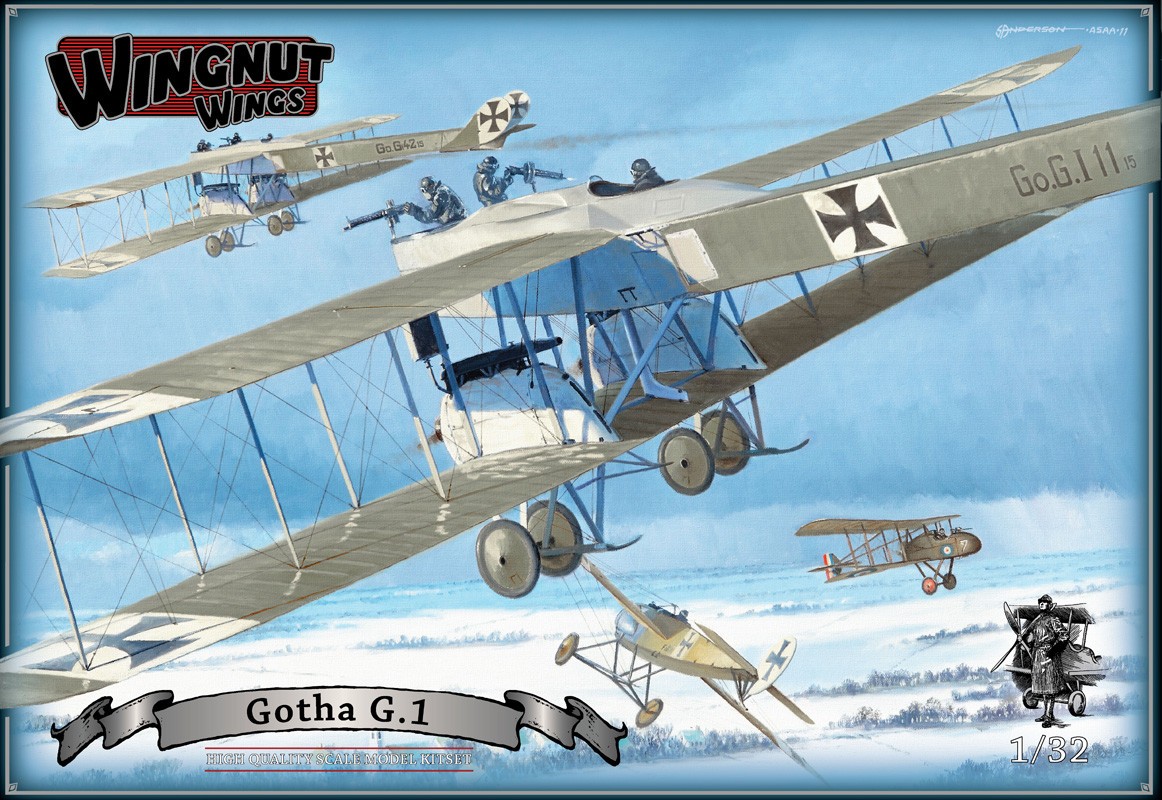 Maquette Wingnut Wings Gotha G.1 L'extraordinaire design Gotha G.1 de 