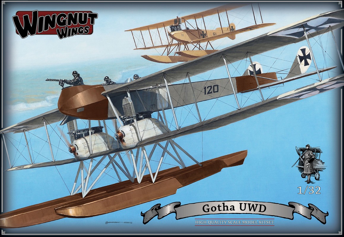 Maquette Wingnut Wings Gotha UWD hydravion à flotteurs. L’unique Gotha