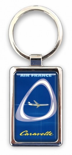  Air France Caravelle Air France Porte clé / métal- - Badges, porte-cl