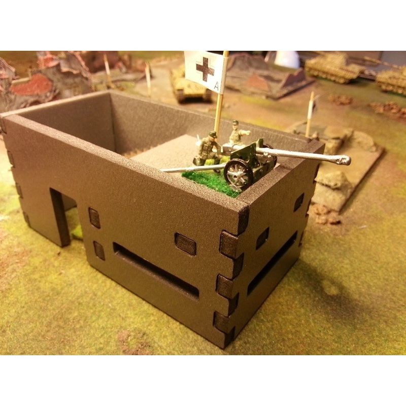  Comodel Bunker Avec Terrasse- - Maquette de bâtiment