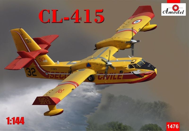 Maquette AModel Avion amphibie CL-415-1/144 - Maquette d'avion