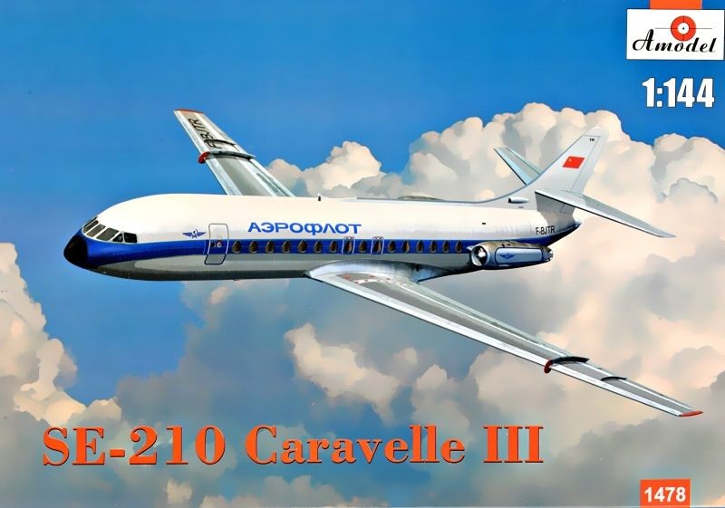 Maquette AModel SE-210 Carawella III-1/144 - Maquette d'avion