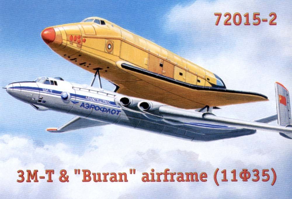 Maquette AModel VM-T 'Atlant' & Buran-1/72 - Maquette d'avion