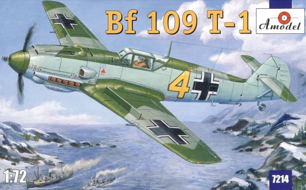Maquette AModel Messerschmitt Bf 109 T-1-1/72 - Maquette d'avion