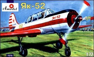 Maquette AModel Yakovlev Yak-52 Sportif biplace soviétique-1/72 - Maqu