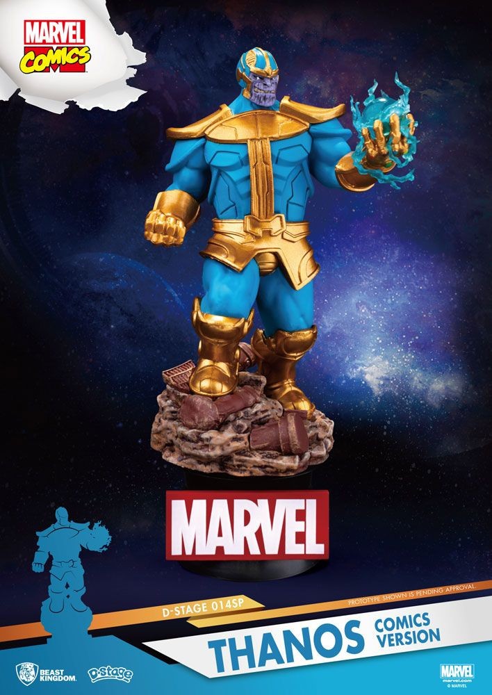  Beast Kingdom Toys Marvel diorama PVC stade D Thanos Bande dessinée V