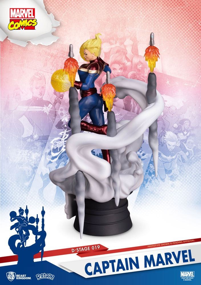  Beast Kingdom Toys Diorama Marvel Comics Capitaine D-Stage PVC Marvel