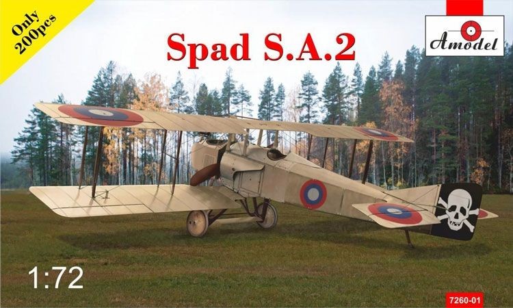 Maquette AModel SPAD SA2 combattant-1/72 - Maquette d'avion