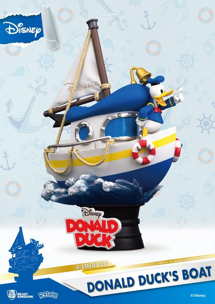  Beast Kingdom Toys Diorama Disney Summer Series PVC D-Stage Bateau de
