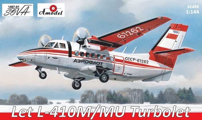 Maquette AModel Soit L-410M / MU Turbolet-1/144 - Maquette d'avion
