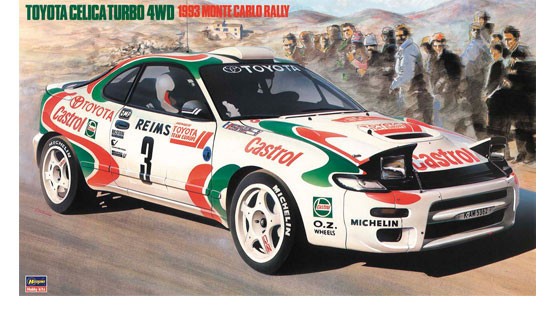 Maquette Hasegawa Toyota Celica Rallye Monte-Carlo 1993- 1/24 - Maq