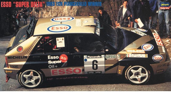 Maquette Hasegawa Lancia DELTA ESSO Piankabarro 1993- 1/24 - Maquette