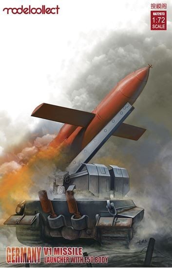 Maquette Modelcollect Allemagne V1 Lanceur de missiles w. Corps E50-1/