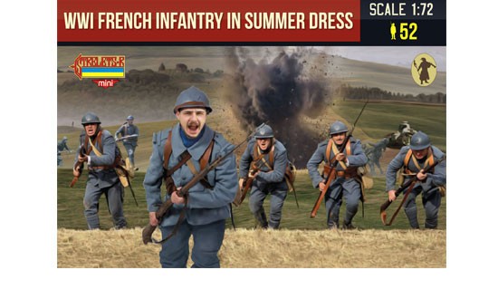 Figurines Strelets 1ère Infanterie française en tenue d'été-1/72 - Fig