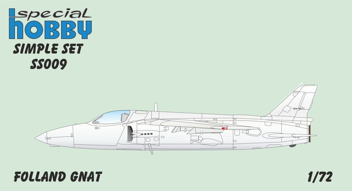 Maquette Special Hobby Folland Gnat Simple Set-1/72 - Maquettes