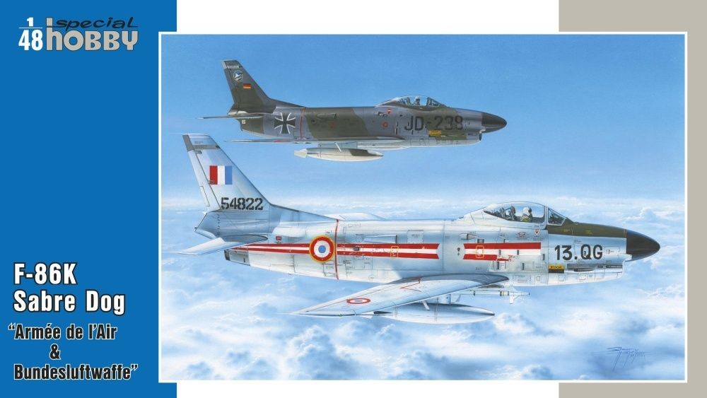 Maquette Special Hobby F-86K Armés de l'Air & Bundesluftwaffe- 1/48 -
