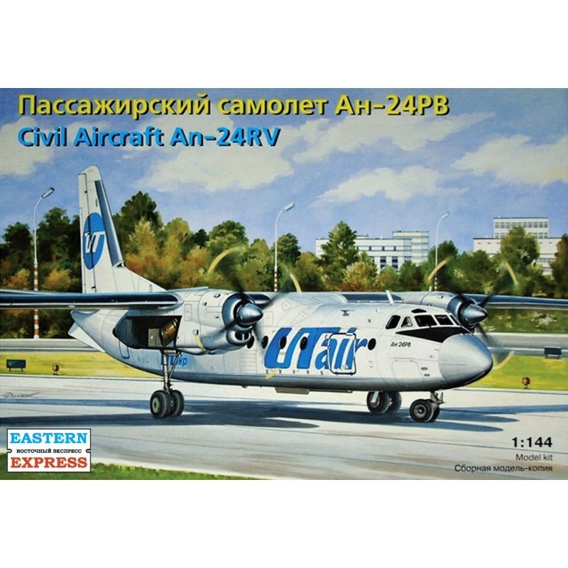 Miniature Eastern Express Antonov An-24b-V Utair 1/144-1/144 - Miniatu